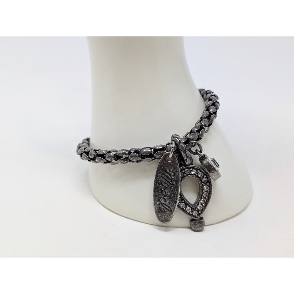Chico's Charm Bracelet Soma WHBM 2011 Gunmetal Gray